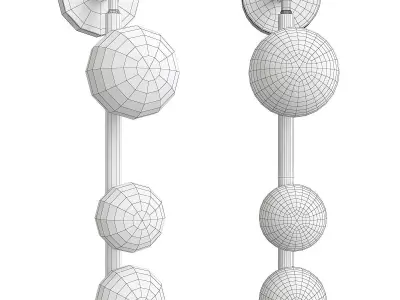 DOLL SCONCE Low-poly 3D model