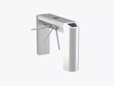 Electronic Tripod Turnstile Gate 2 3D model
