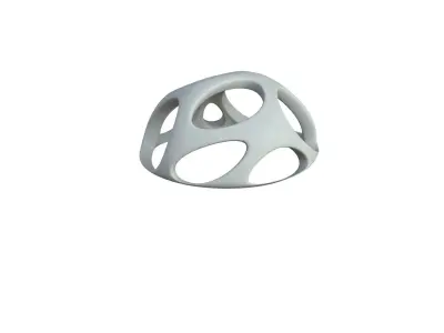 SciFi Cube Object No 47957 Low Poly Shape Low-poly 3D model
