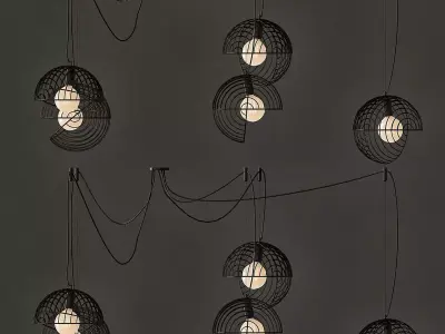 Dana Pendant Light 3D model