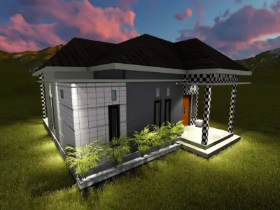 building tropis klasik 3D model