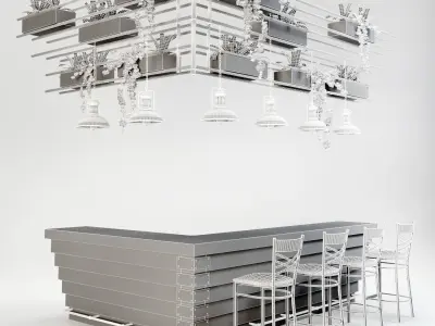 Loft Bar Collection 2 3D model