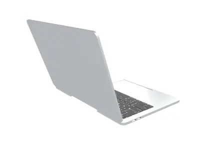 Laptop Mockup v1 001 Low-poly 3D model