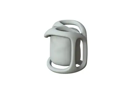 SciFi Shape Object Low Poly Low-poly 3D model 33