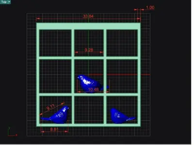 Bird and window 3D print model