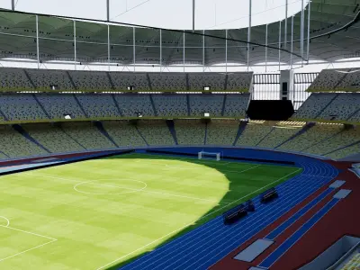 Bukit Jalil National Stadium - Kuala Lumpur - Malaysia 3D model