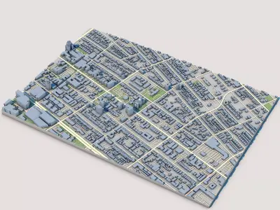 Cathedral Basilica of Saint Louis United States 3D model