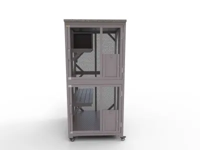 MaxxPet Large cat cage PETSITE Cat House Outdoor 3D model