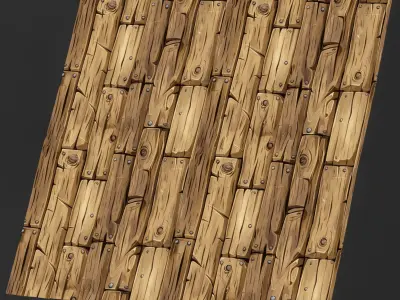  Stylized Wood Seamless Texture  Texture