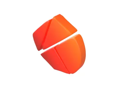 Klaytn Coin v2 004 Low-poly 3D model