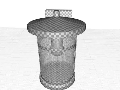 Outdoor Wall Lantern 3D model