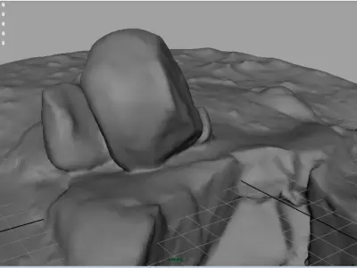 Rock 22  Low-poly 3D model