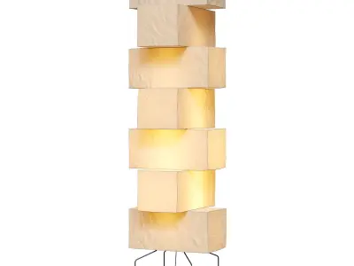 Akari floor lamp UF4 L10 3D model