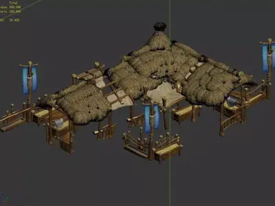 Station - Inn 03 3D model