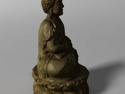 Buddah Statuette 3D model
