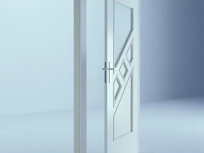 White Door 52 3D model