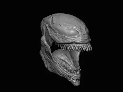Venom wraith hand puppet model 3D model
