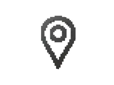 Voxel Map Tag v1 002 Low-poly 3D model