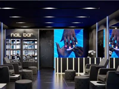 Corona - C4D Scene files - Nail Bar  3D model