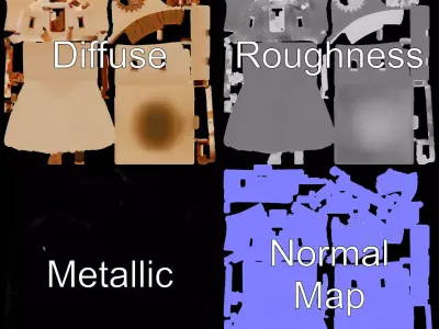 Adobe Style House model pack Low-poly 3D model