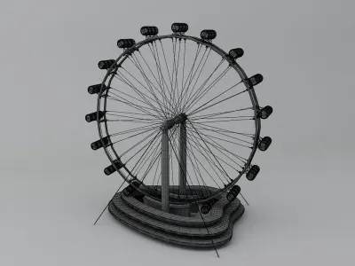 Flyer Singapore  3D model