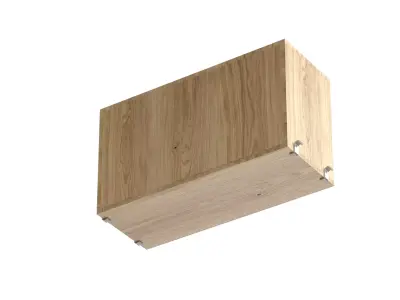 String top cabinet Low-poly 3D model
