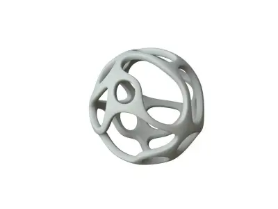 SciFi Cube Object No 26534 Low Poly Shape Texture
