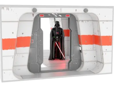 Rogue One - Profundities Hallway - Complete set 1-18 scale 3D print model