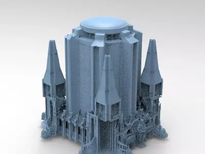 Fantasy Gondor Structure 5 3D model