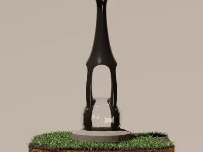 Modern Lamp  3D model