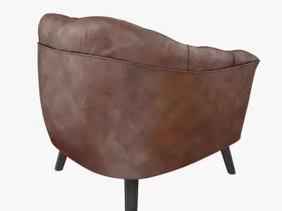 Armchair duo 3D model