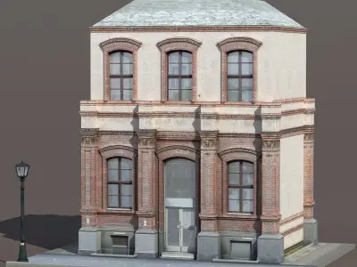 Apartment House 131 Low-poly 3D model