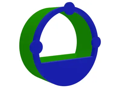 Window Bird Feeder House 3D print model