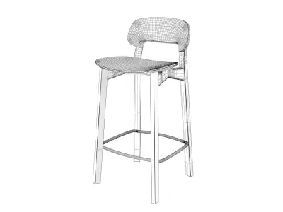Nonoto Bar Chair 3D model