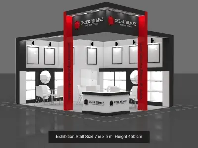 EXHIBITION STAND PACKAGE  3D Model Collection