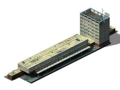 Heterogeneous - Architecture - Building 06 3D model