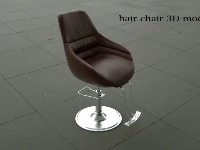 Hair Salon Chair 3D model 3D model
