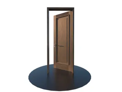 door wood PSL 3D model