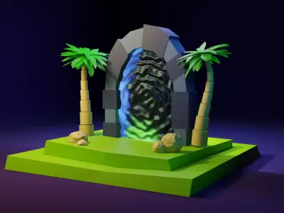 this is beautiful portal Free 3D model