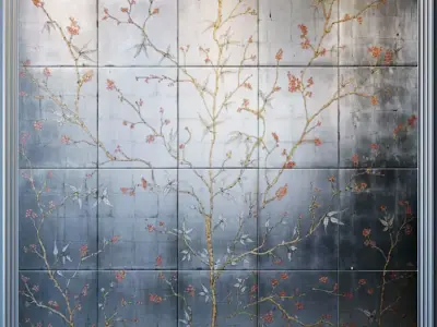 Wall panels Boiserie 3D model