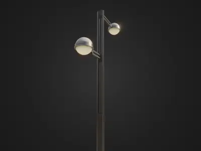 Street Light 22 Low-poly 3D model