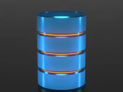 3D Database or Data Storage 3D model