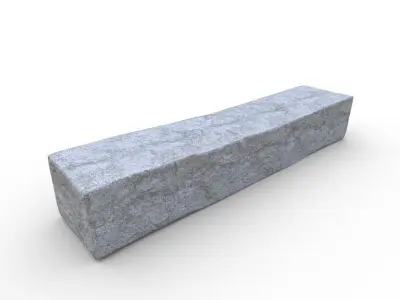 Concrete Slab - PBR Low-poly 3D model