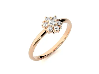 Women ring 3D print model 133