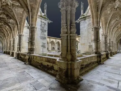 Gothic cathedral cloister full photogrammetry scan 3D model