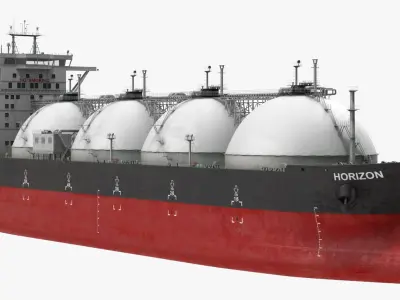  Gas Carrier Ship 