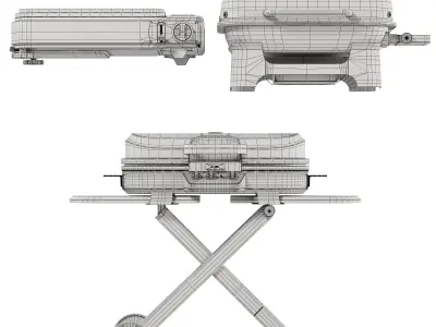  Grill Set 3  Low-poly 3D model