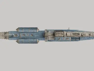 Impavid-class Torpedo Boat BLENDER EDITION - Star Wars Kimverse Low-poly 3D model