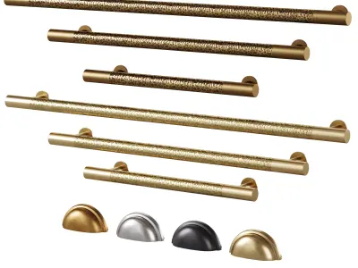 Morra and Highgate door handles by Meraki 3D model