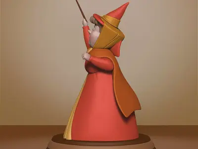 Flora - Sleeping Beauty - 020 3D print model